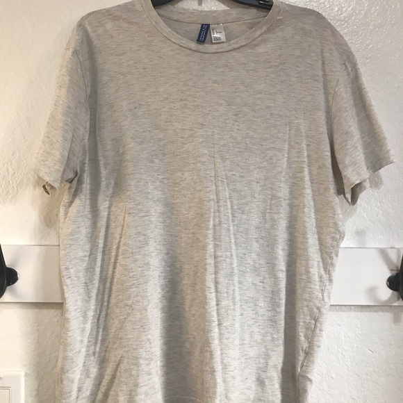 H&M Other - H&M Marled Cream Basic Tee | Large